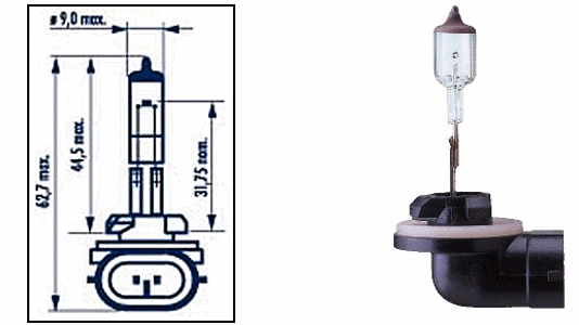 Glühlampe H27W/2 PGJ13, 1 Stück - ATU