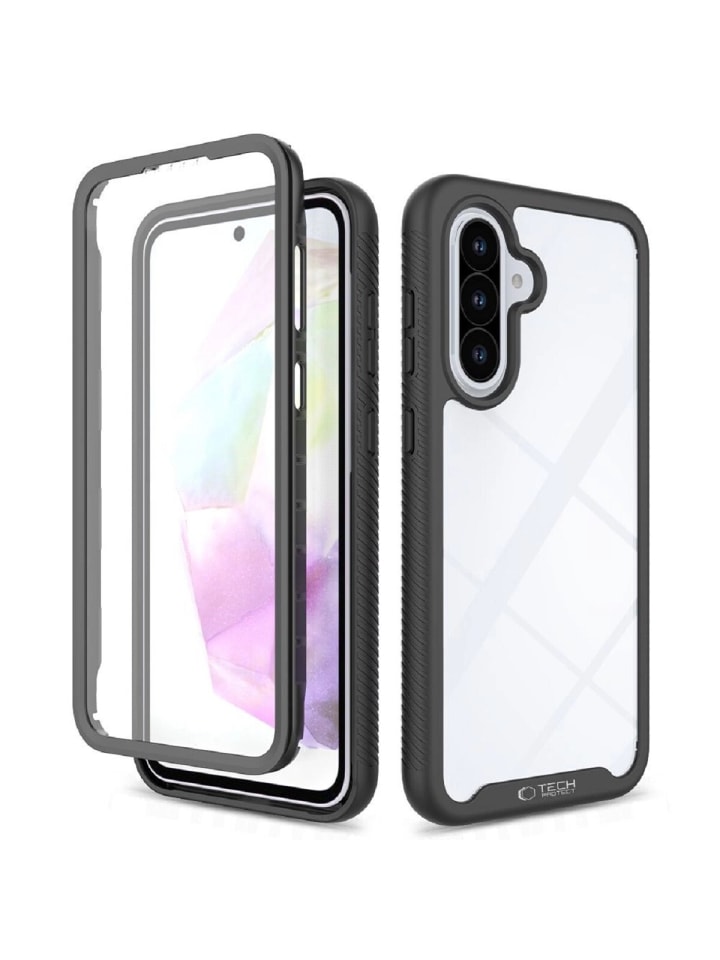 TechProtect Tech-Protect Defense Case 360 Grad Rundumschutz Handyhülle vorne in Schwarz günstig kaufen S