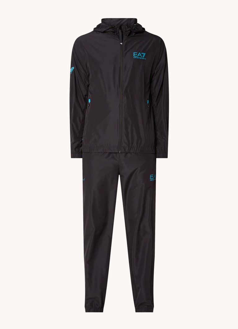 Tuta Emporio Armani con cappuccio e tasche con zip