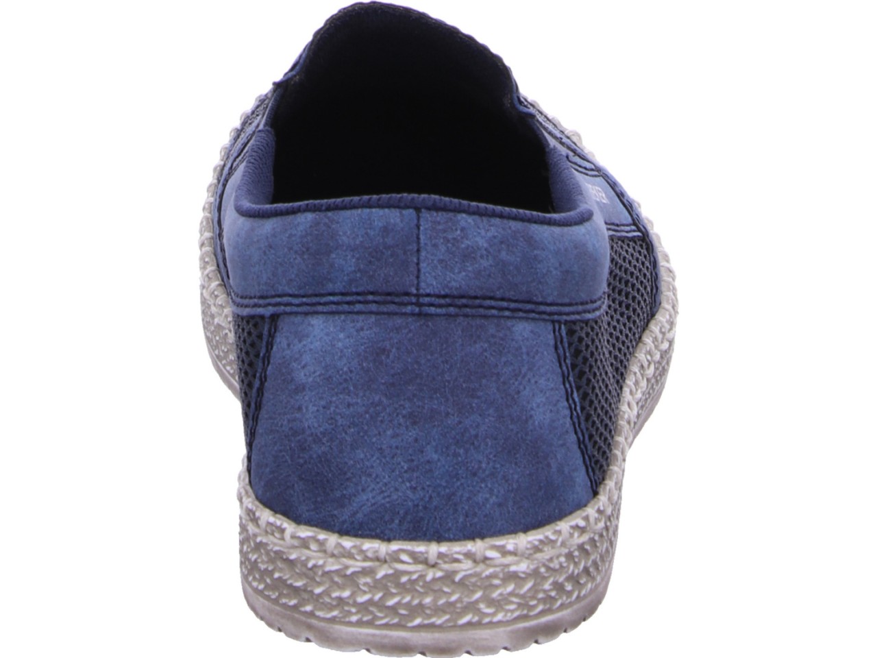 RIEKER Komfort Slipper blau