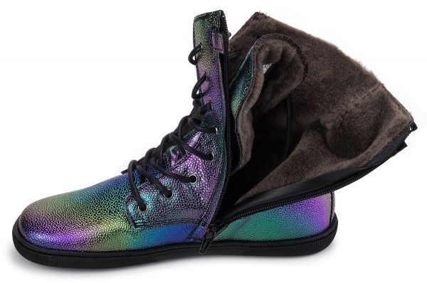 Koel bare |mid ~ Faro Schnürstiefel Winter ~ Black Shine