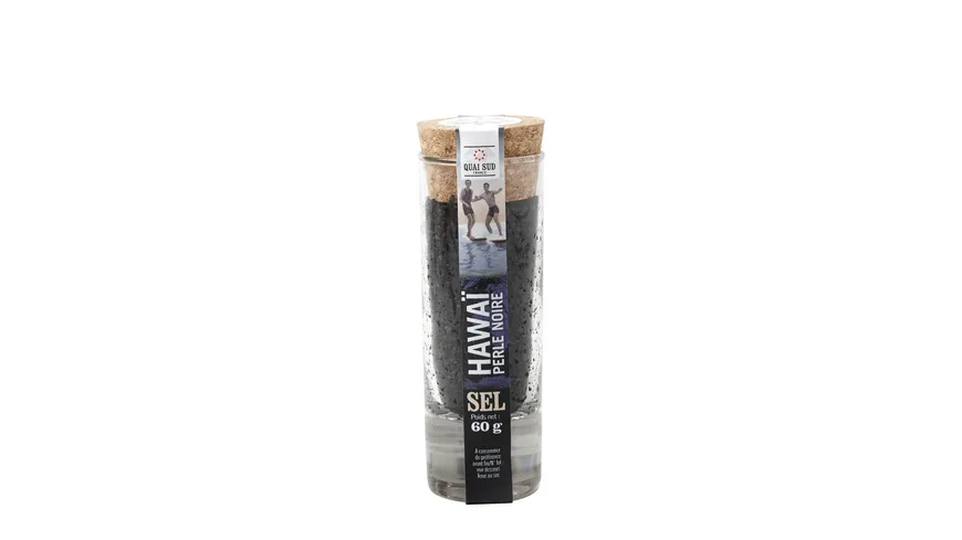 Quai Sud Schwarzes Hawaii Salz im Shotglas 60 g