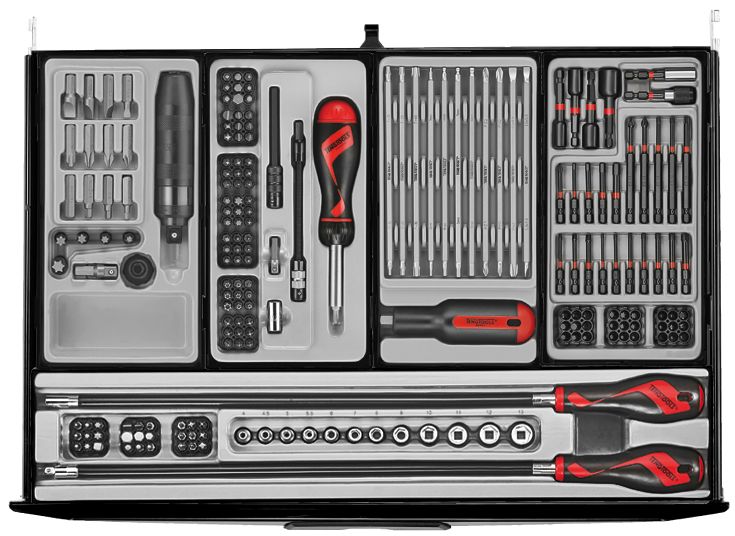 Teng Tools 122390125 MEGA MASTER set alata TCMM1011NBK kolica za alat 1226 dijelova 'Crno izdanje'