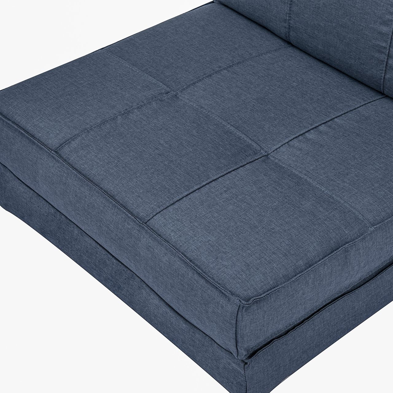 HOMCOM Bodensofa klappbar Schlafsessel Bodenstuhl 5-stuhfig verstellbar Klappsessel Schlafsofa Sofabett Einzelsofa Dunkelblau 61 x 73 x 58 cm
