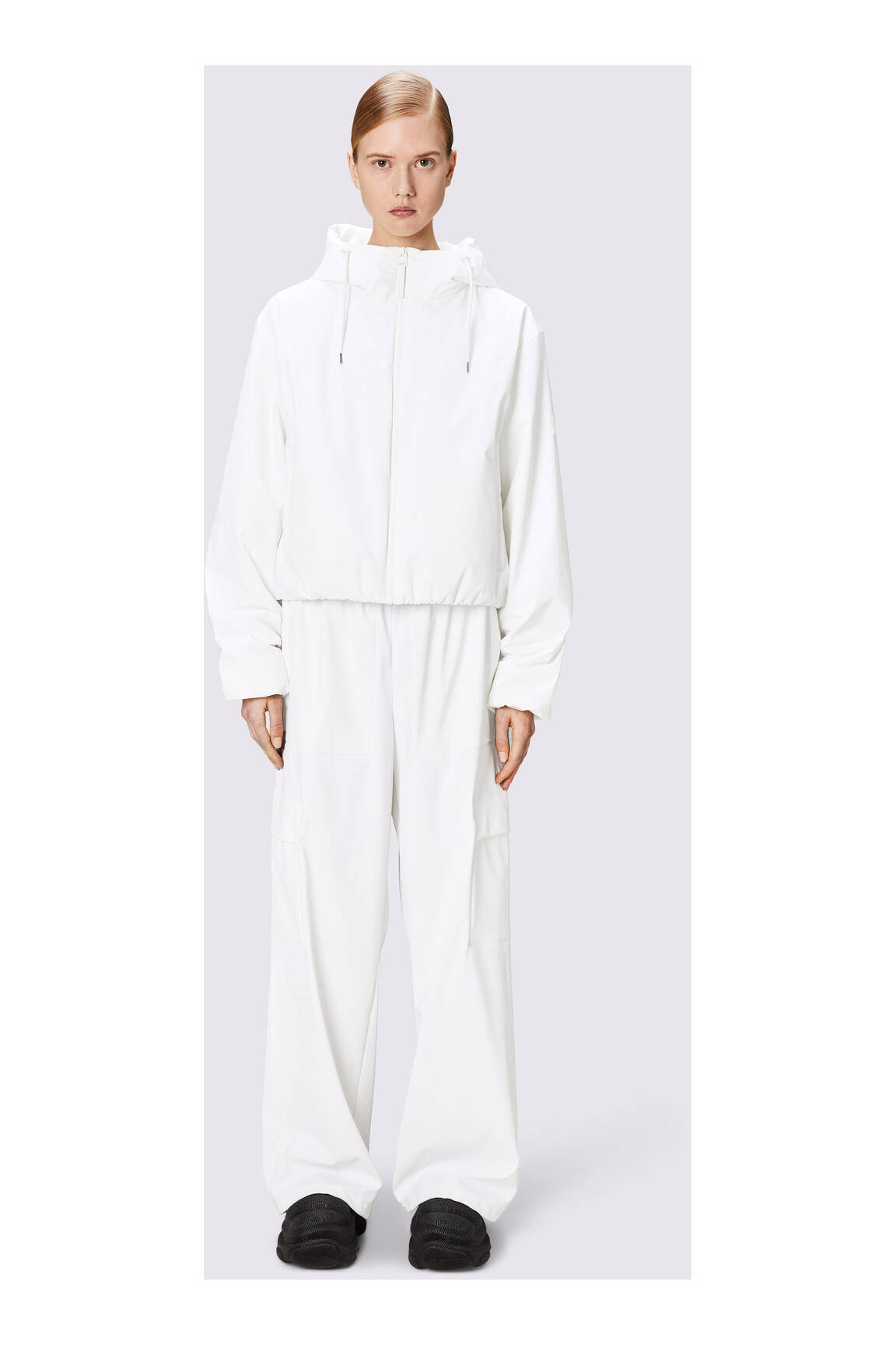 Rains Impermeables Trenchs Unisexe couleur blanc