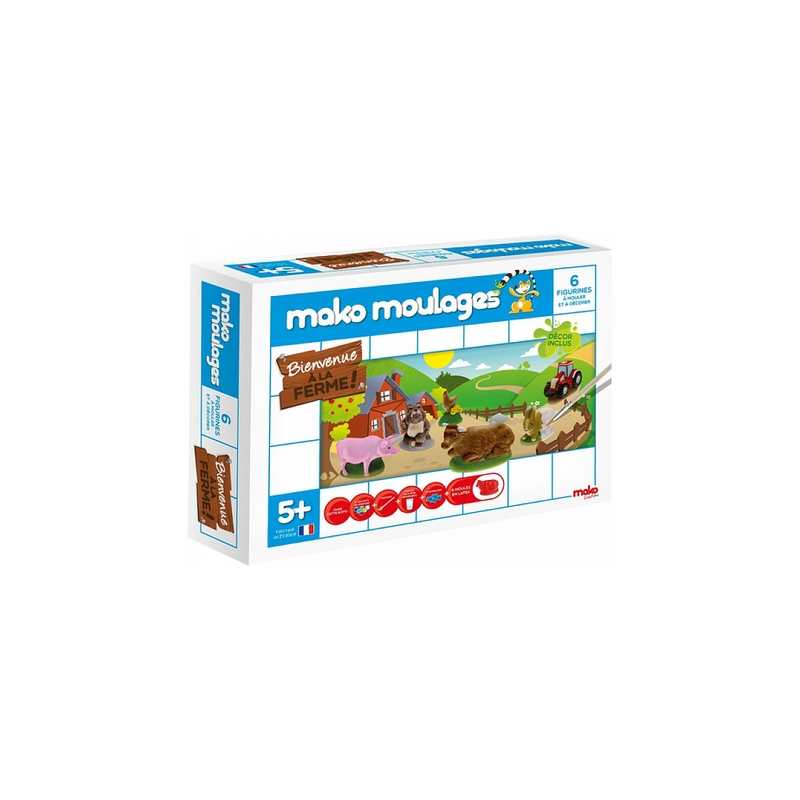 Moulages Bienvenue à la ferme coffret 6 moules