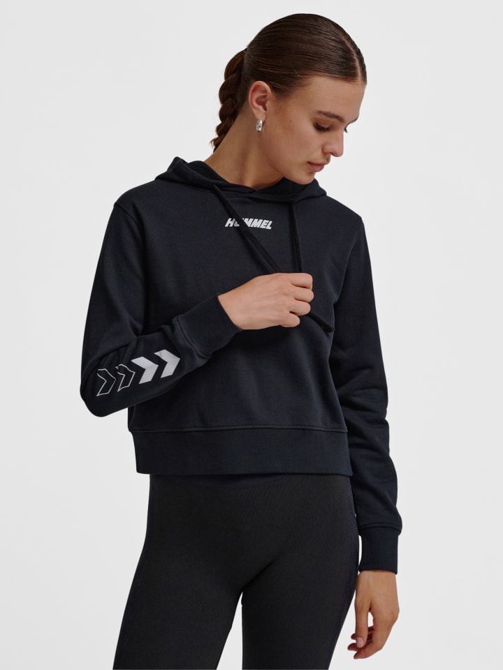 Hummel Hummel Verstellbare Taille Kapuzenpullover Hmlelemental Damen in BLACK günstig kaufen