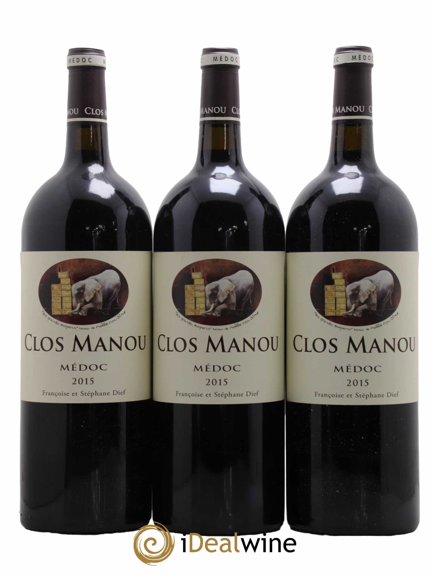 Clos Manou  2015 - Lot de 6 Magnums