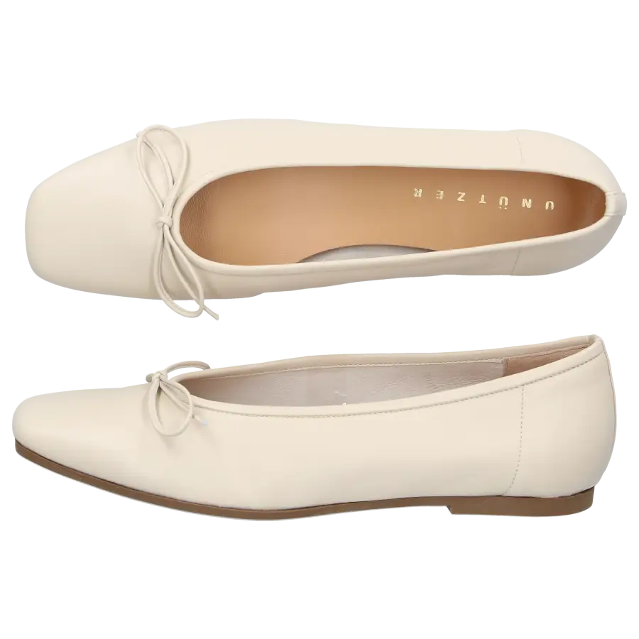 Unützer - Ballerinas 938000 Nappaleder - weiß
