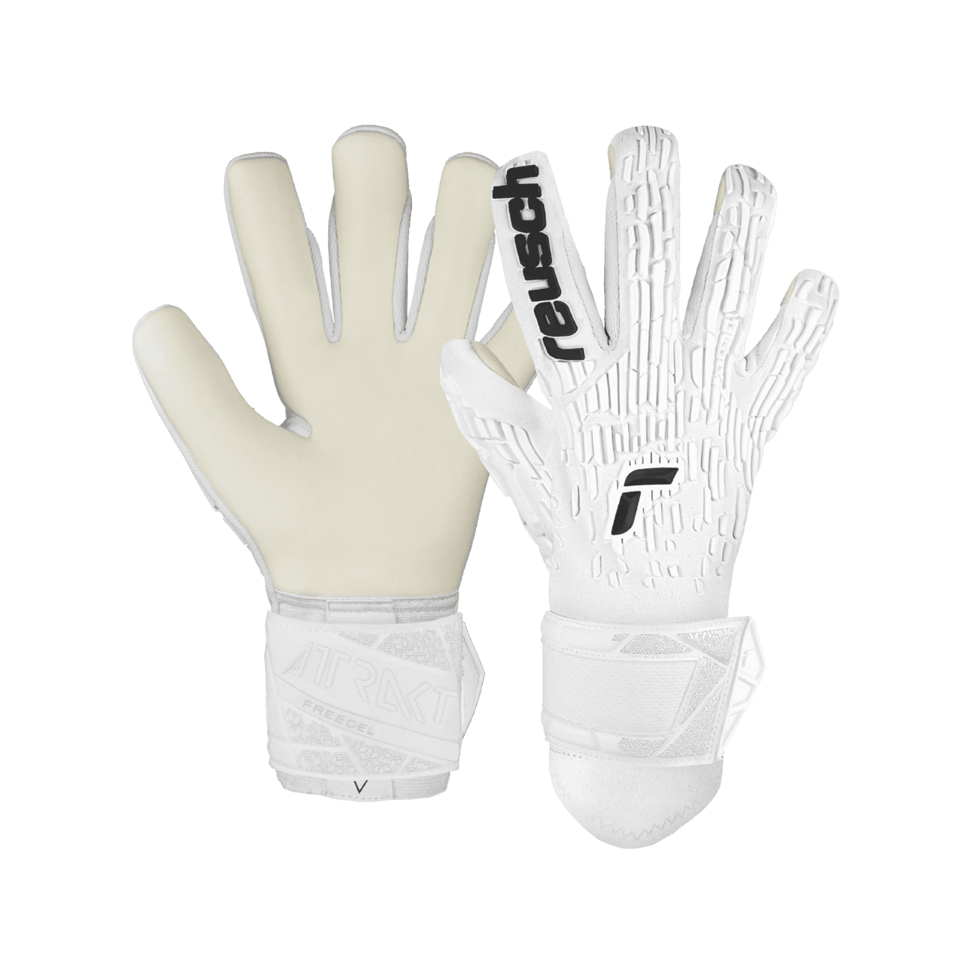 Reusch Attrakt Freegel Gold TW-Handschuhe Weiss F1100