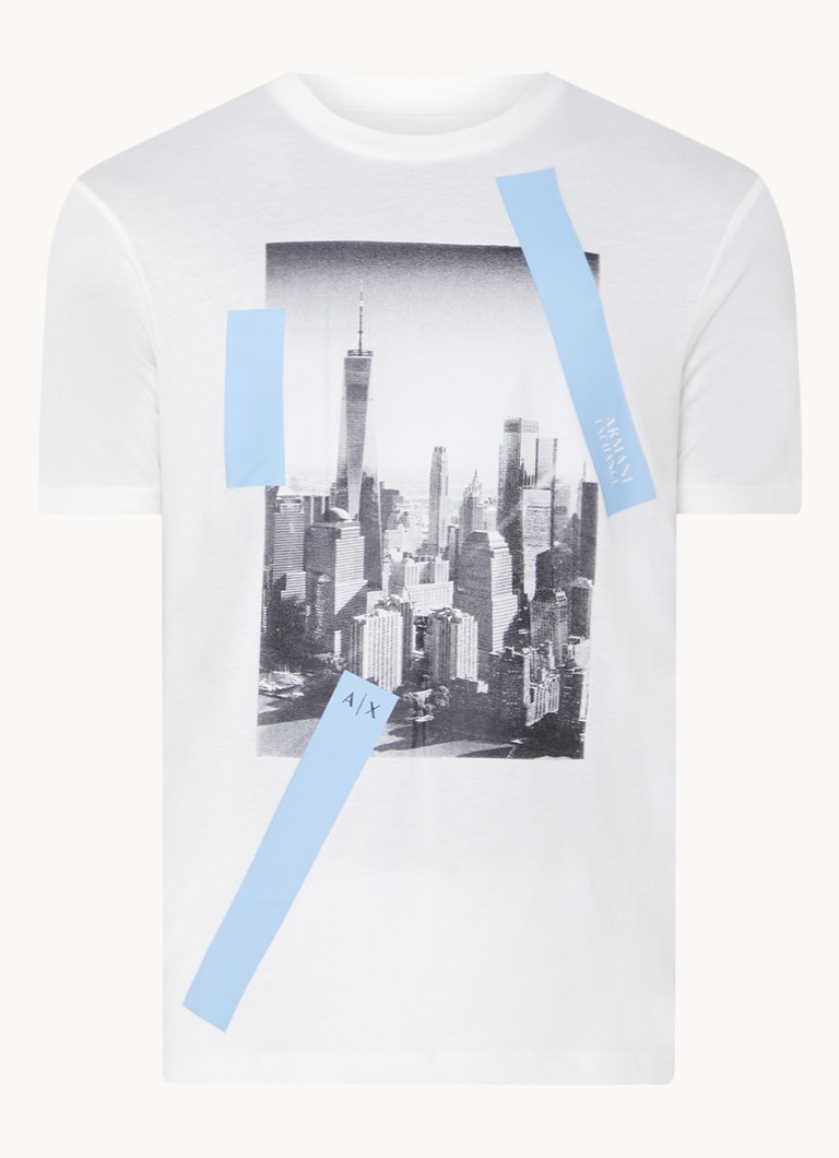 Armani Exchange T-krekls ar logotipa apdruku