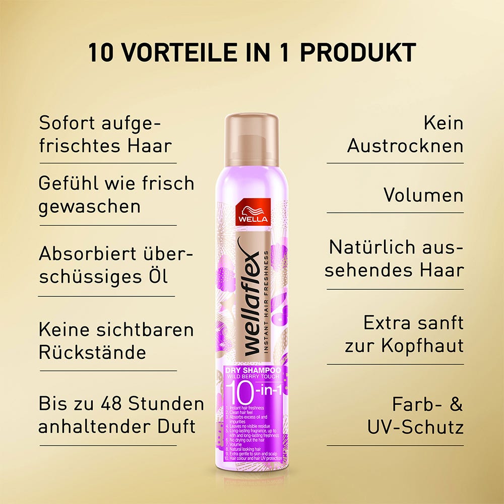 Wella Wellaflex Trockenshampoo Hauch Wilder Beeren 180 ml