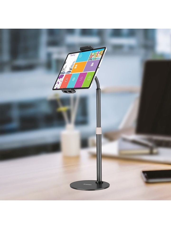 Wozinsky Ständer für Tablet und Telefon auf dem Schreibtisch Schwarz in Schwarz günstig kaufen onesize