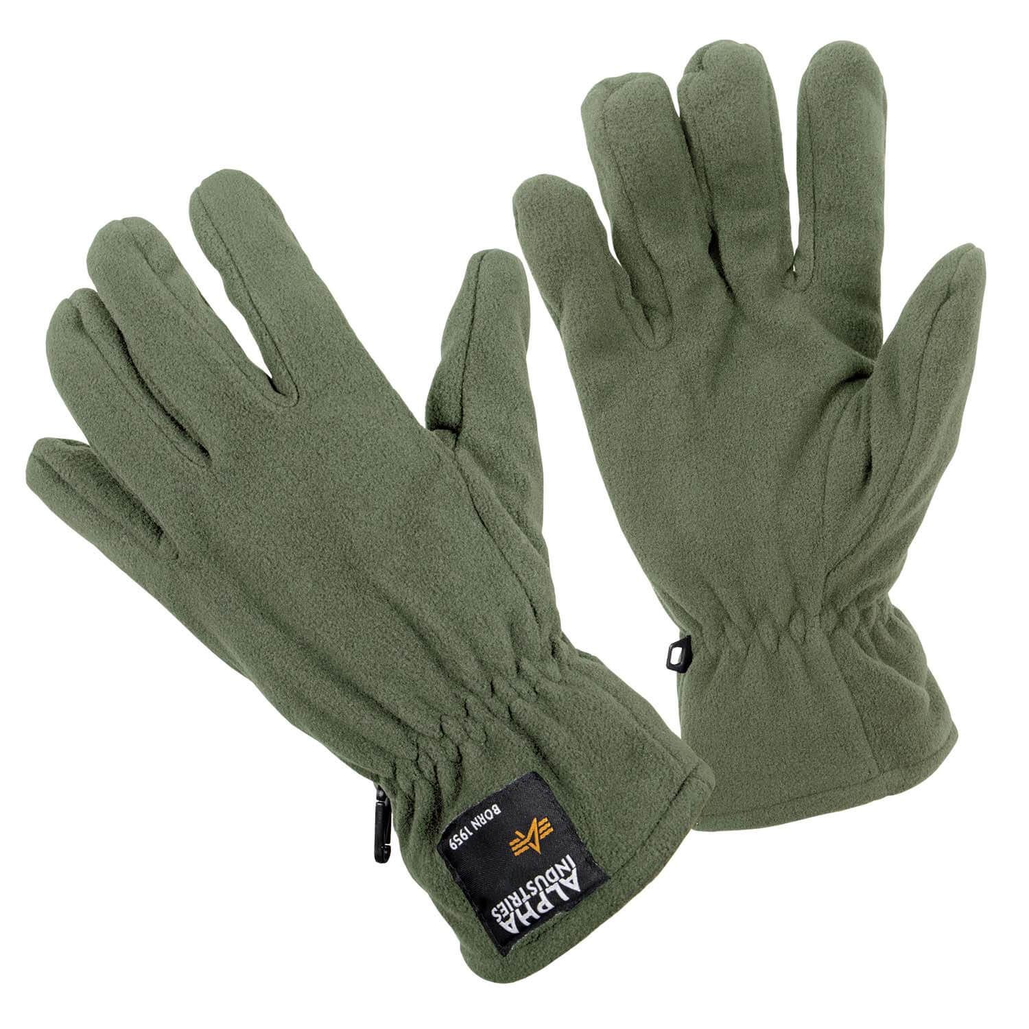 Label Fleece Gloves