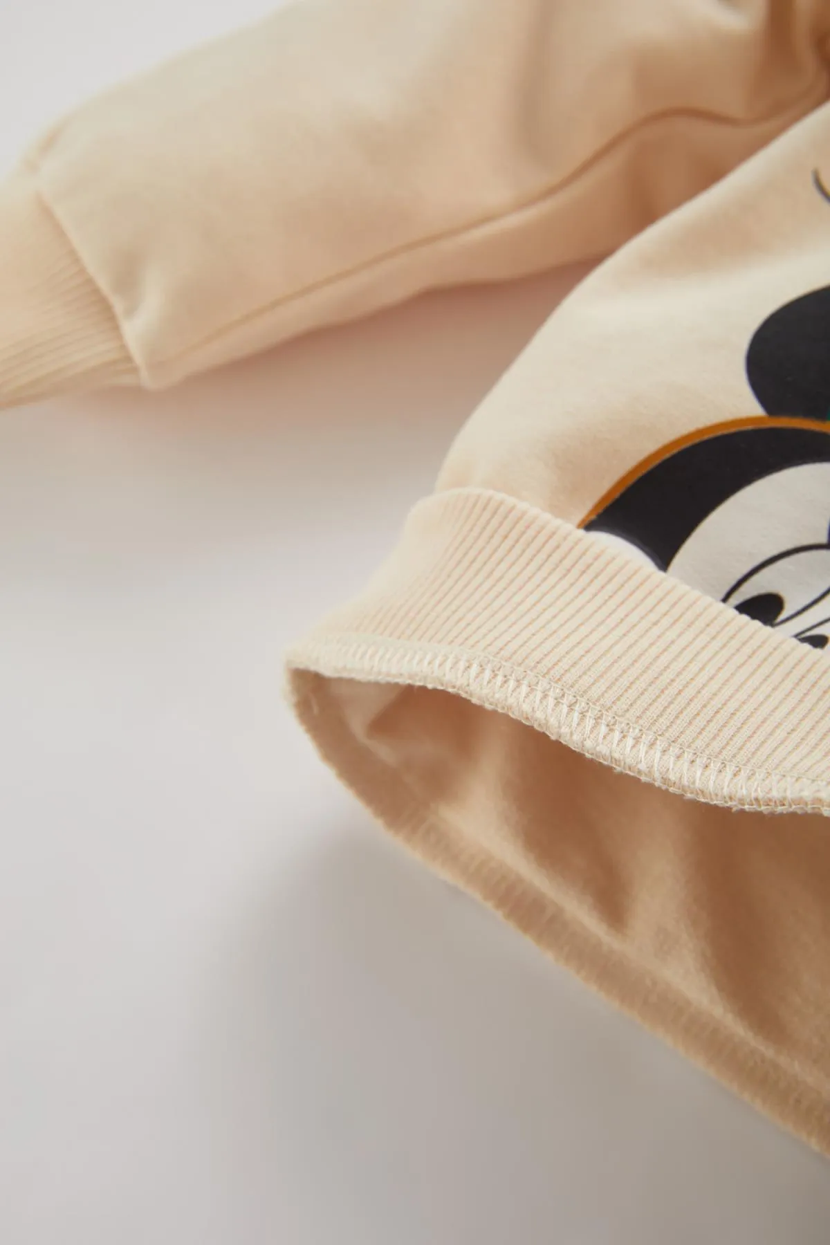 DeFacto  Weich gefüttertes Disney Mickey & Minnie Rundhals-Sweatshirt mit Weihnachtsmotiv für Baby-Mädchen