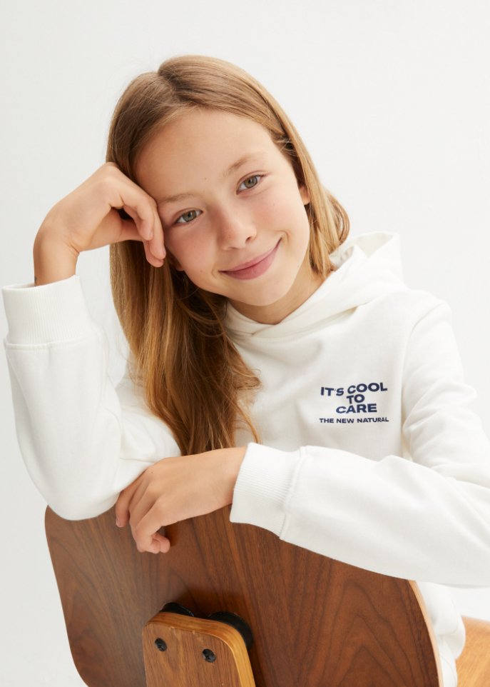 Kinder Kapuzen-Sweatshirt aus Bio Baumwolle