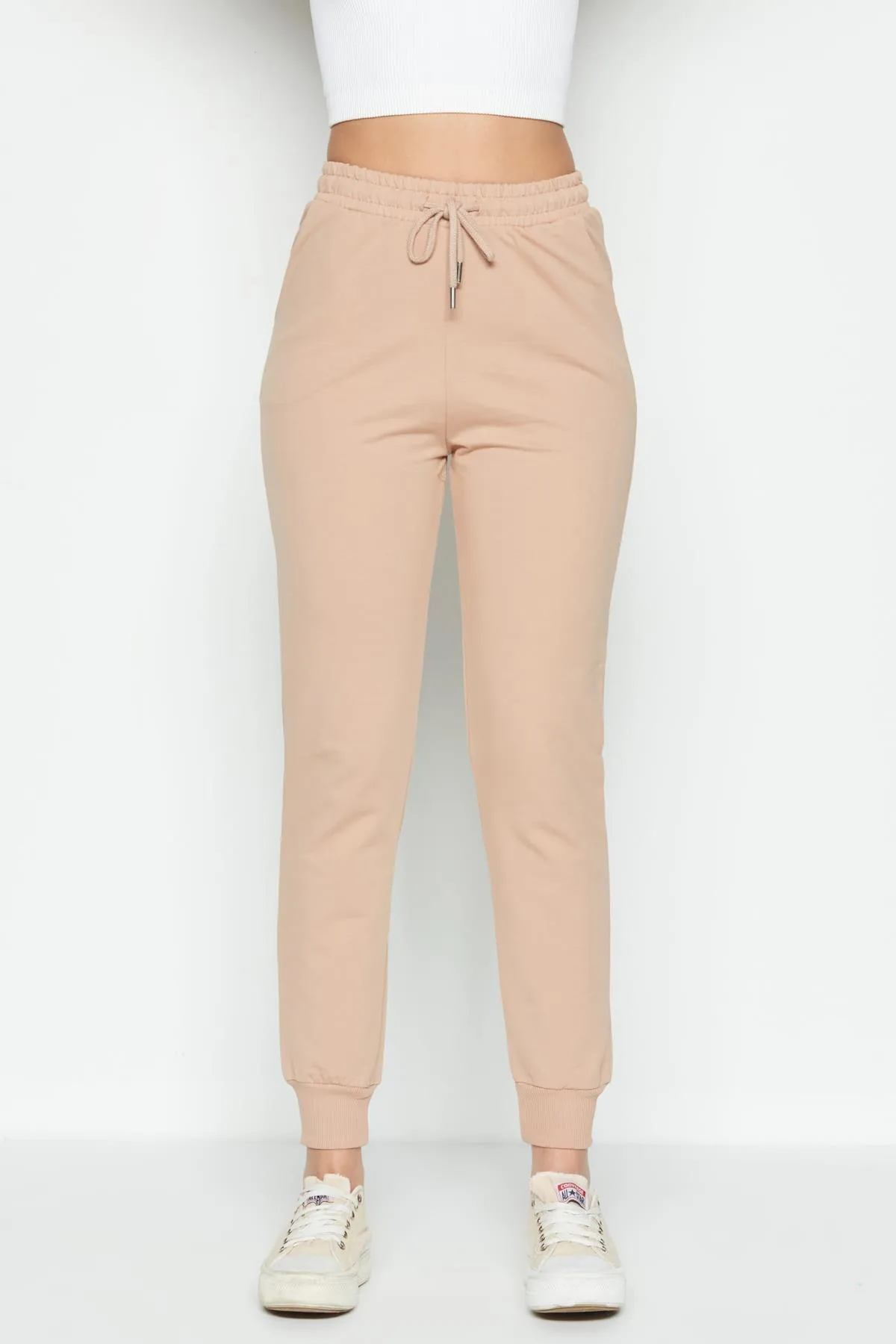 C&City  Jogger Cuff Sport-Jogginghose 735 Milchkaffee