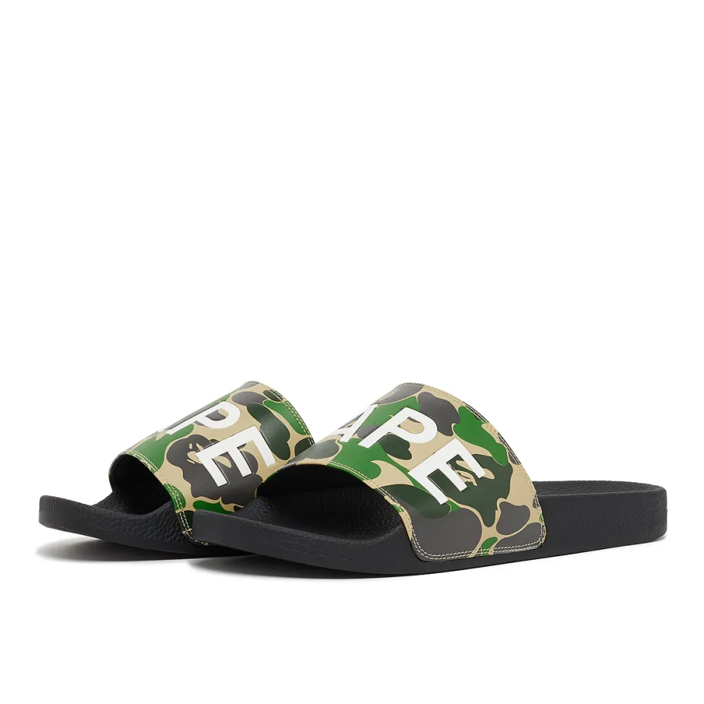A Bathing Ape ABC Camo Slide Sandals M1 001FWJ301010MGRN / grün