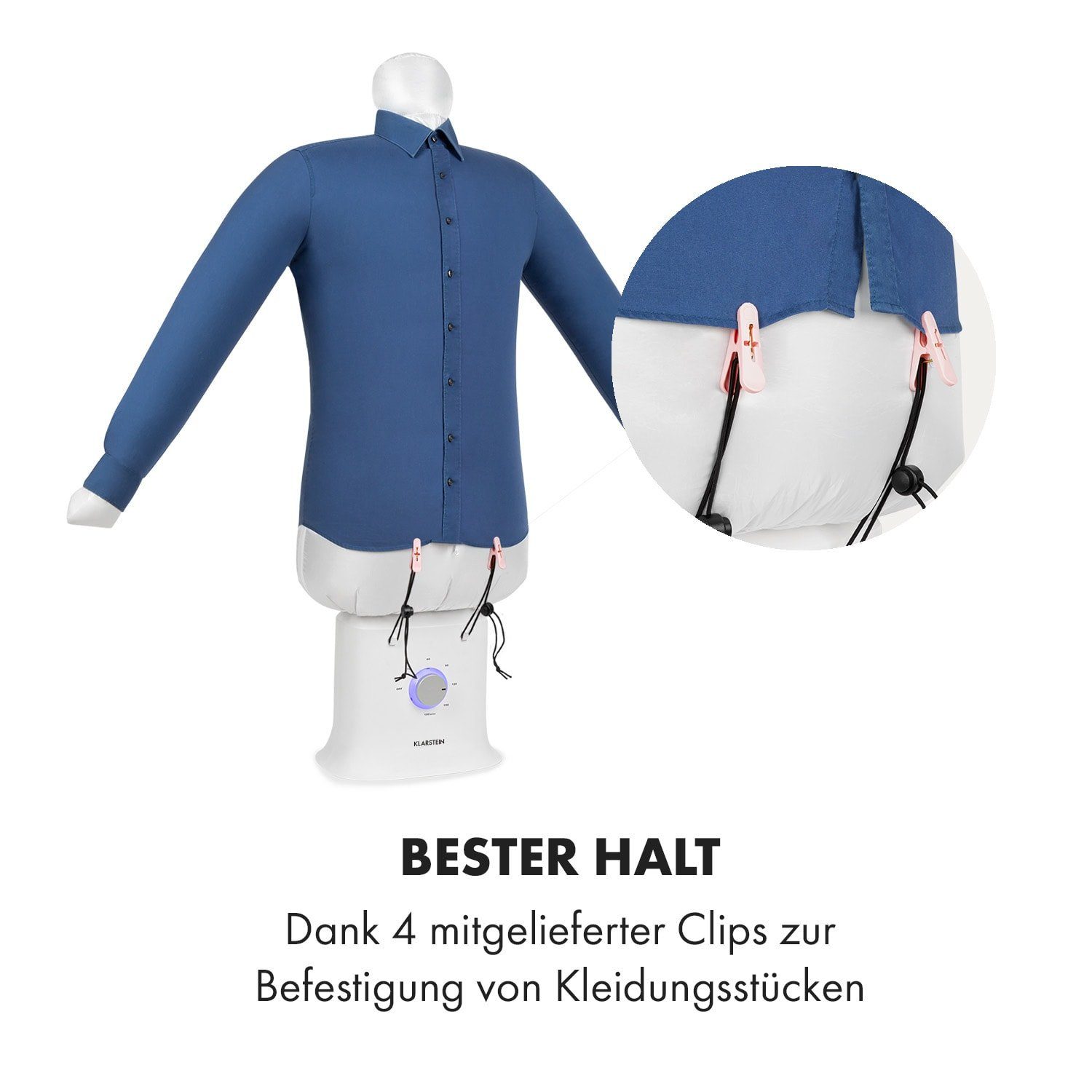 Klarstein Trockenbügeleisen ShirtButler Deluxe, 1250 W
