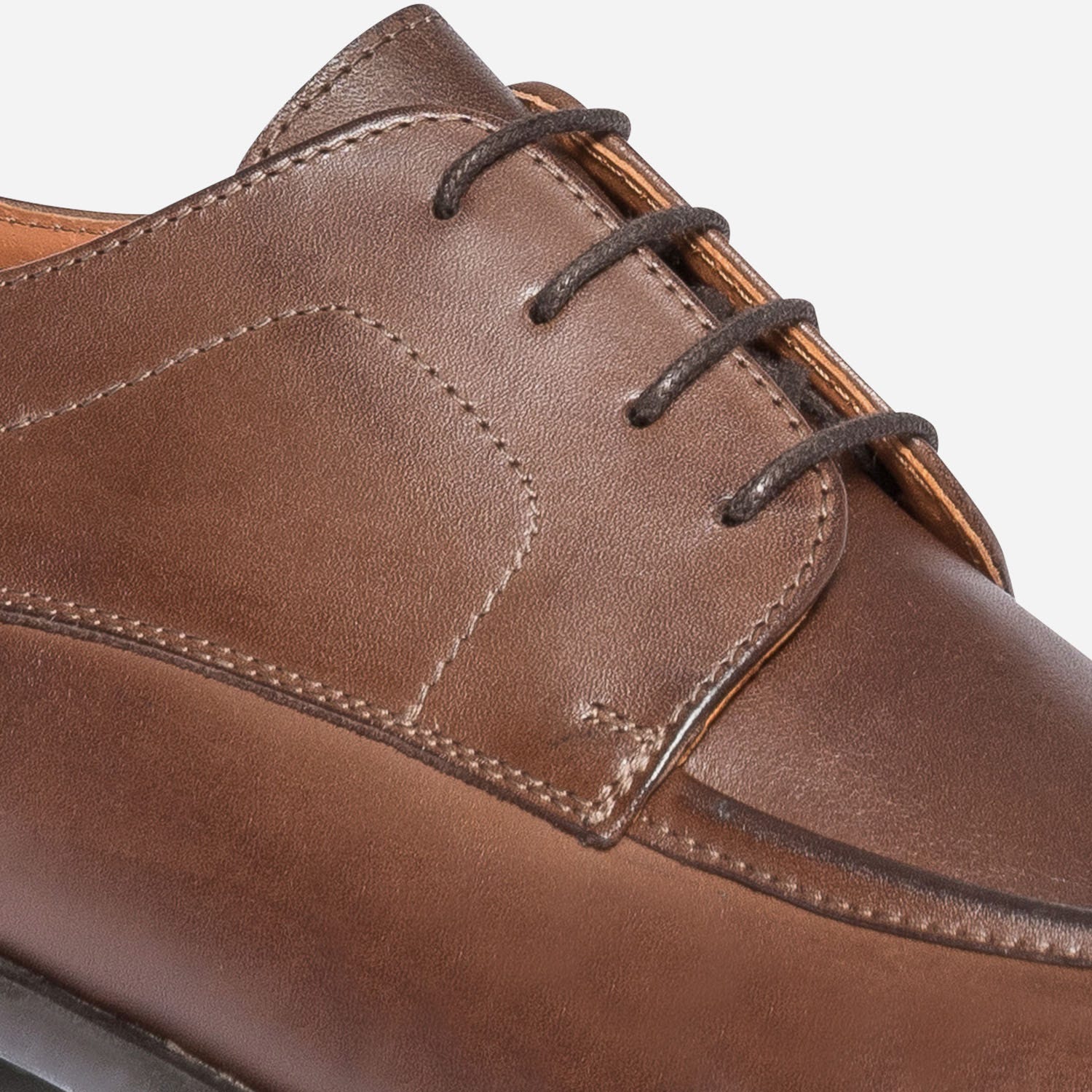 Derby chasse marron en cuir