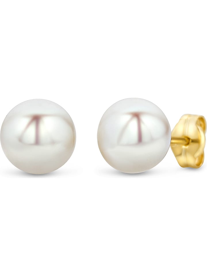 Revoni Gold-Ohrstecker mit Perlen günstig kaufen onesize