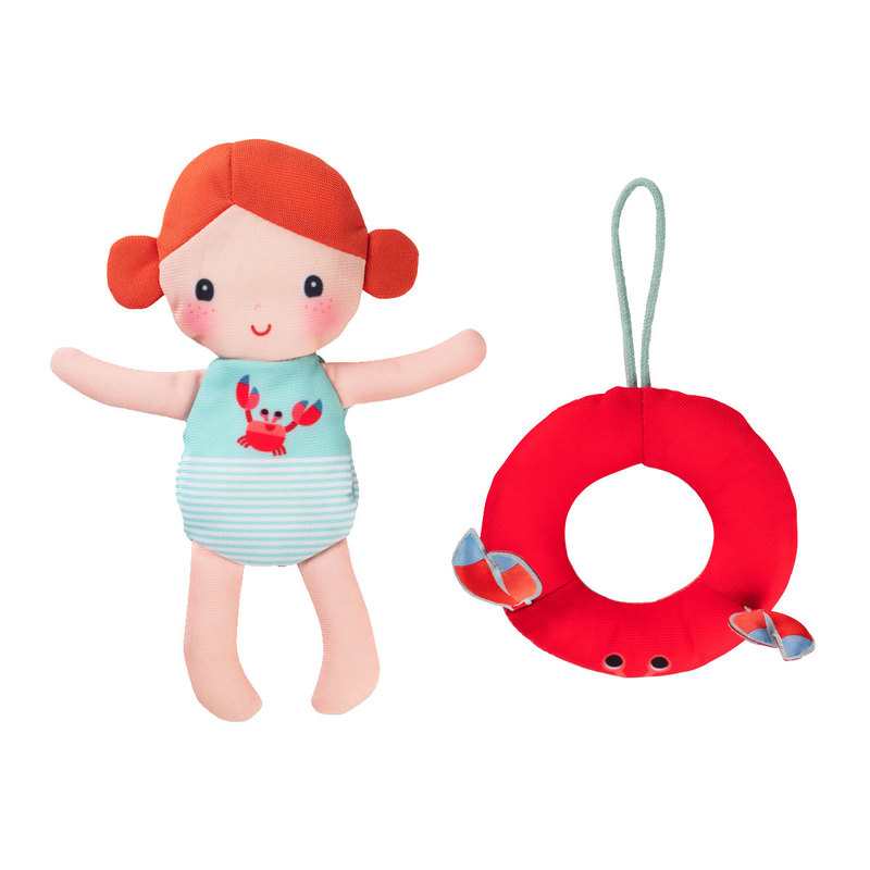 Poupée de bain Axelle crabe Lilliputiens