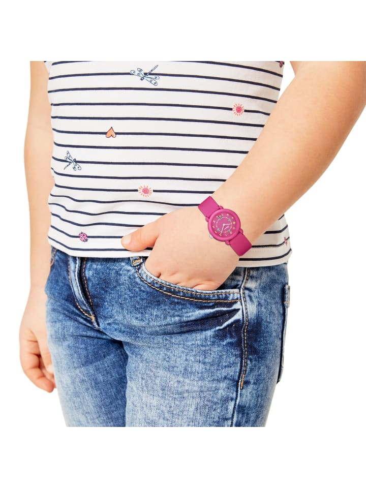 s.Oliver Quarzuhr 2036533 in Pink günstig kaufen onesize