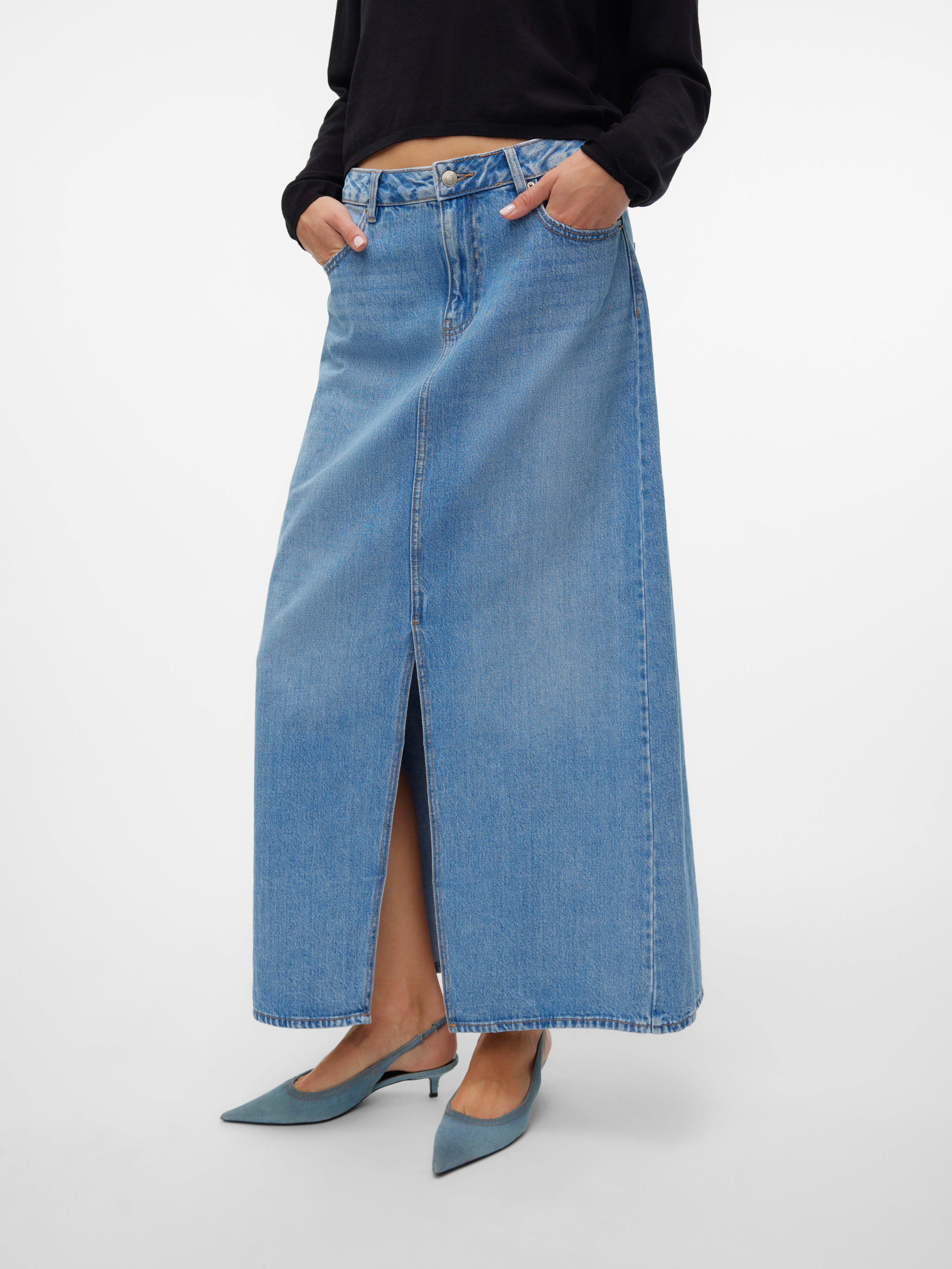 VMHART Hohe Taille Langer Rock
