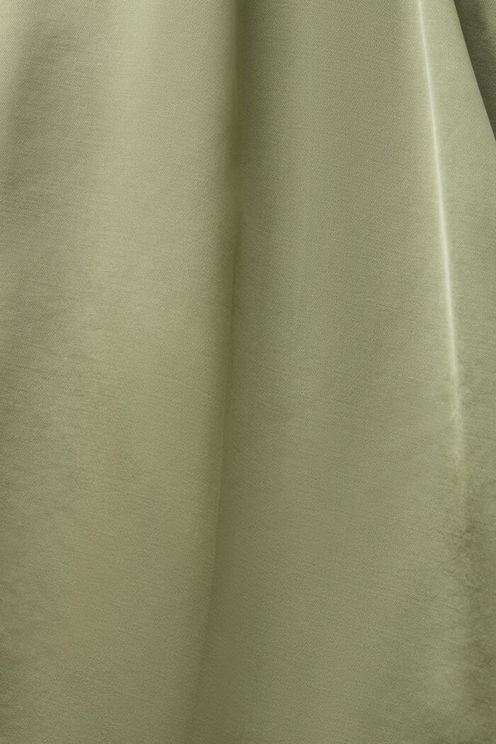 Neckholder-Satinbluse, LENZING™ ECOVERO™