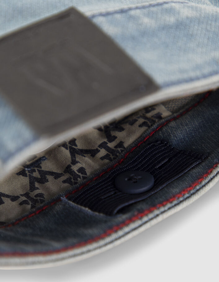 Jean SLIM bleu gris garçon