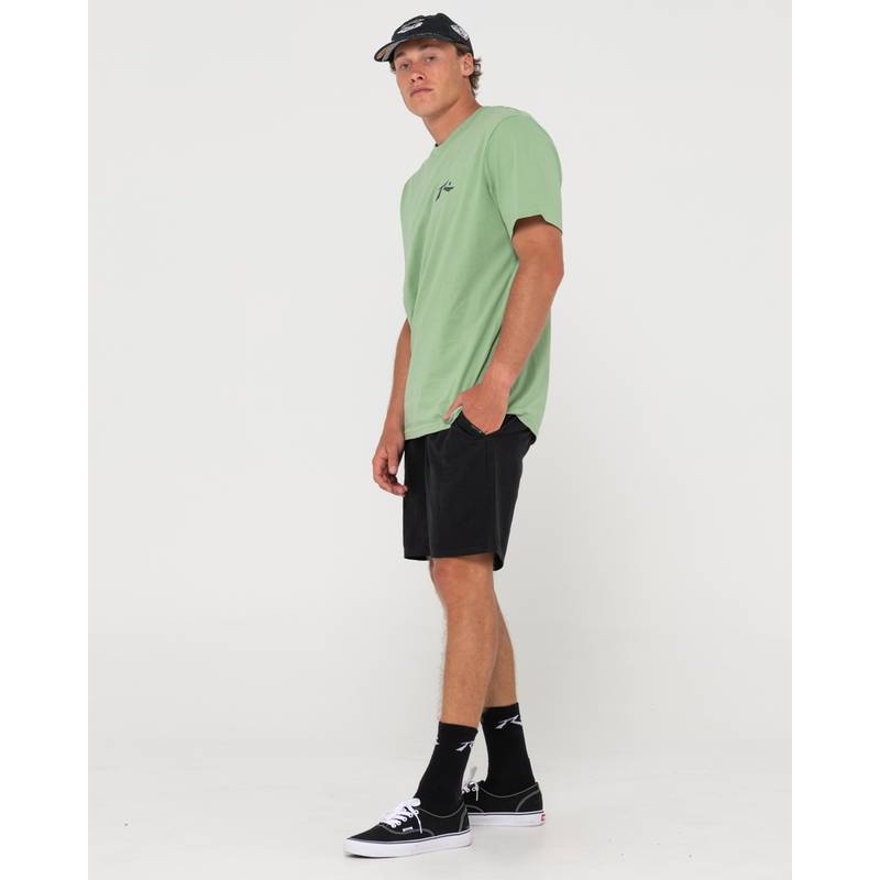 RUSTY ONE HIT COMPETITION SHORT SLEEVE TEE T-Shirt Herren