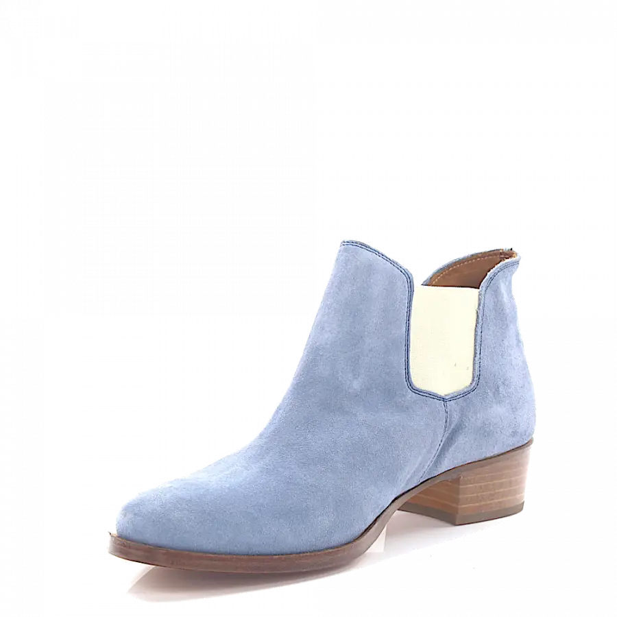 Budapester - Chelsea Boots 498 Veloursleder - blau