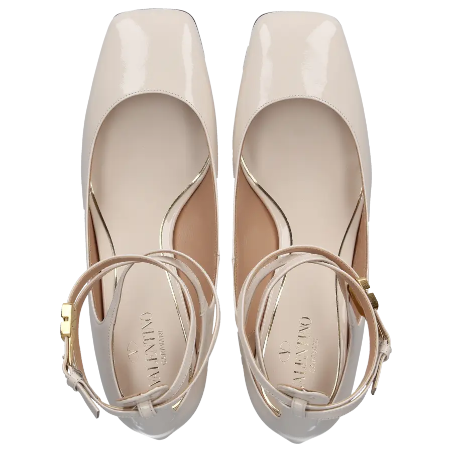 Valentino Garavani - Pumps TAN-GO Lackleder - beige