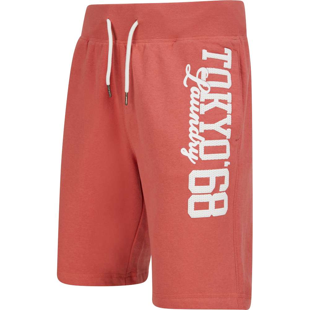 Tokyo Laundry Script Herren Sweat Shorts 1G16065 Faded Peach