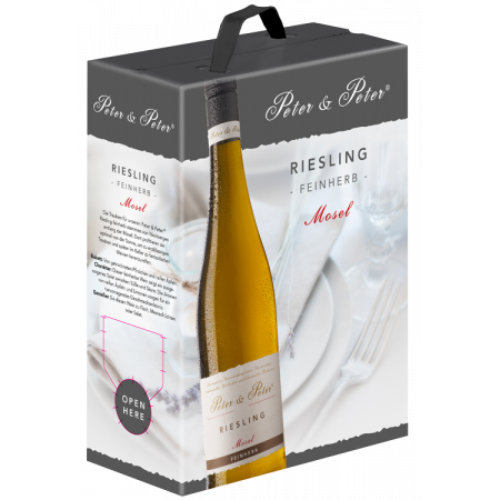 BIB 3L - RIESLING STEILLAGE FEINHERB (OFF DRY) 2021 - PETER & PETER
