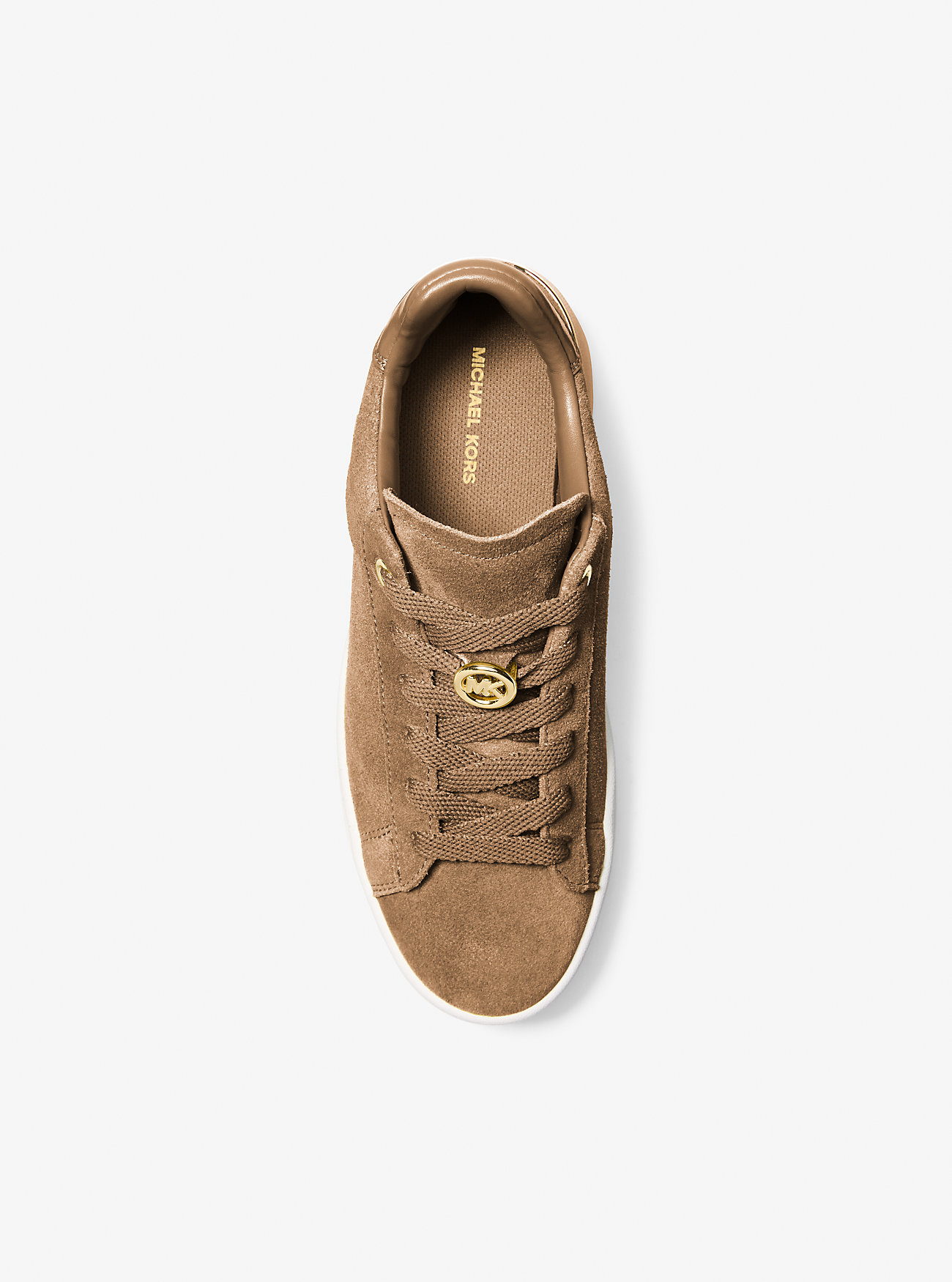 Dottie Suede Platform Sneaker - HUSK