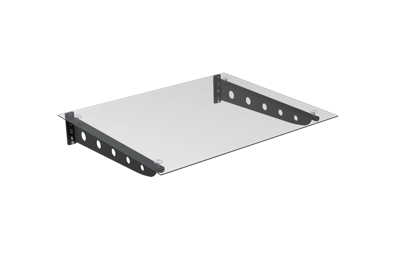 Powertec Garden Vordach 140 x 90 cm 8mm dickes Glas