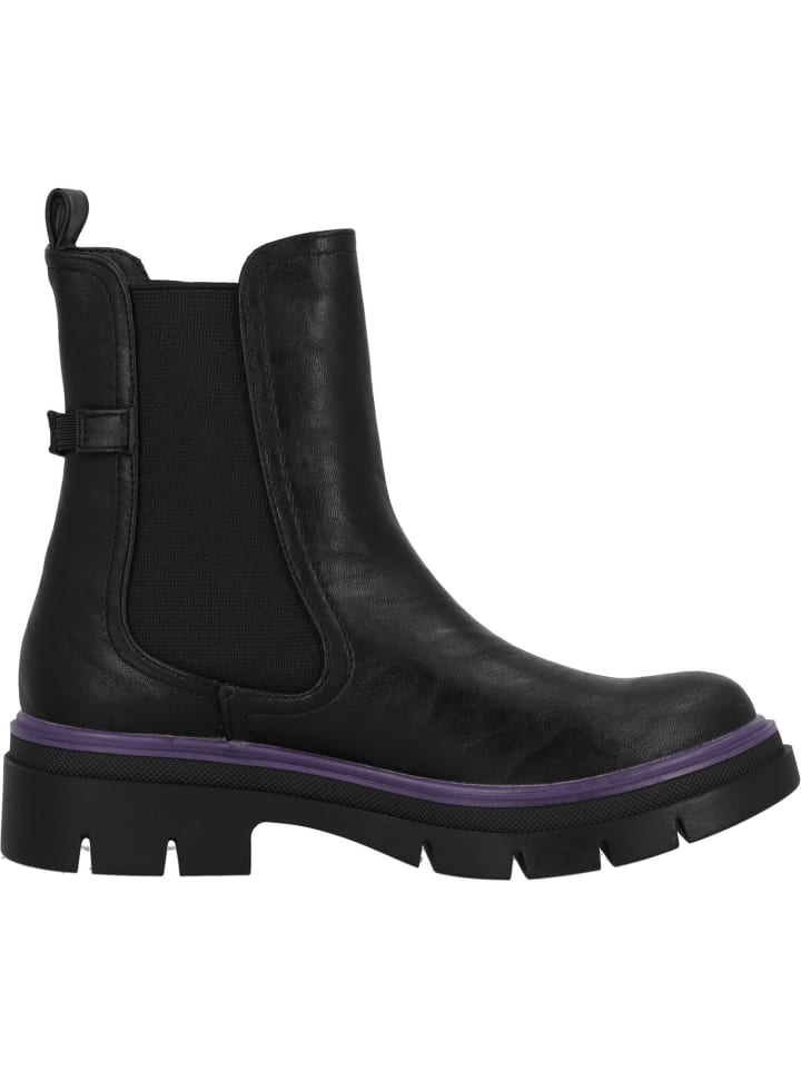 palado Chelsea Boots in black/purple günstig kaufen