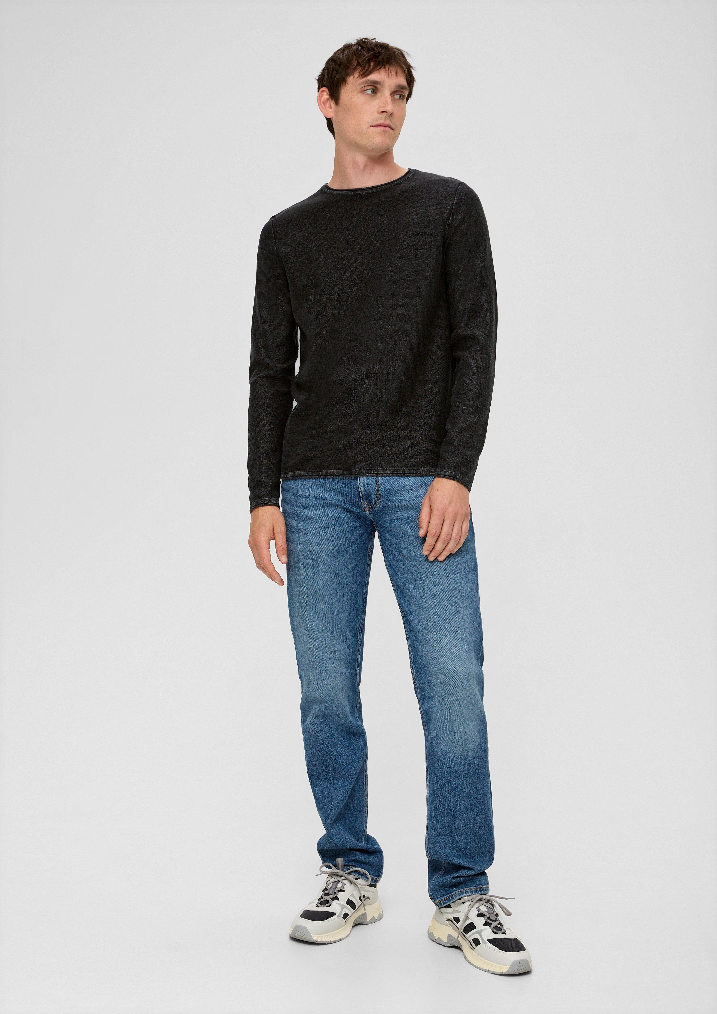 Pullover mit Garment Dye  2135456-9999