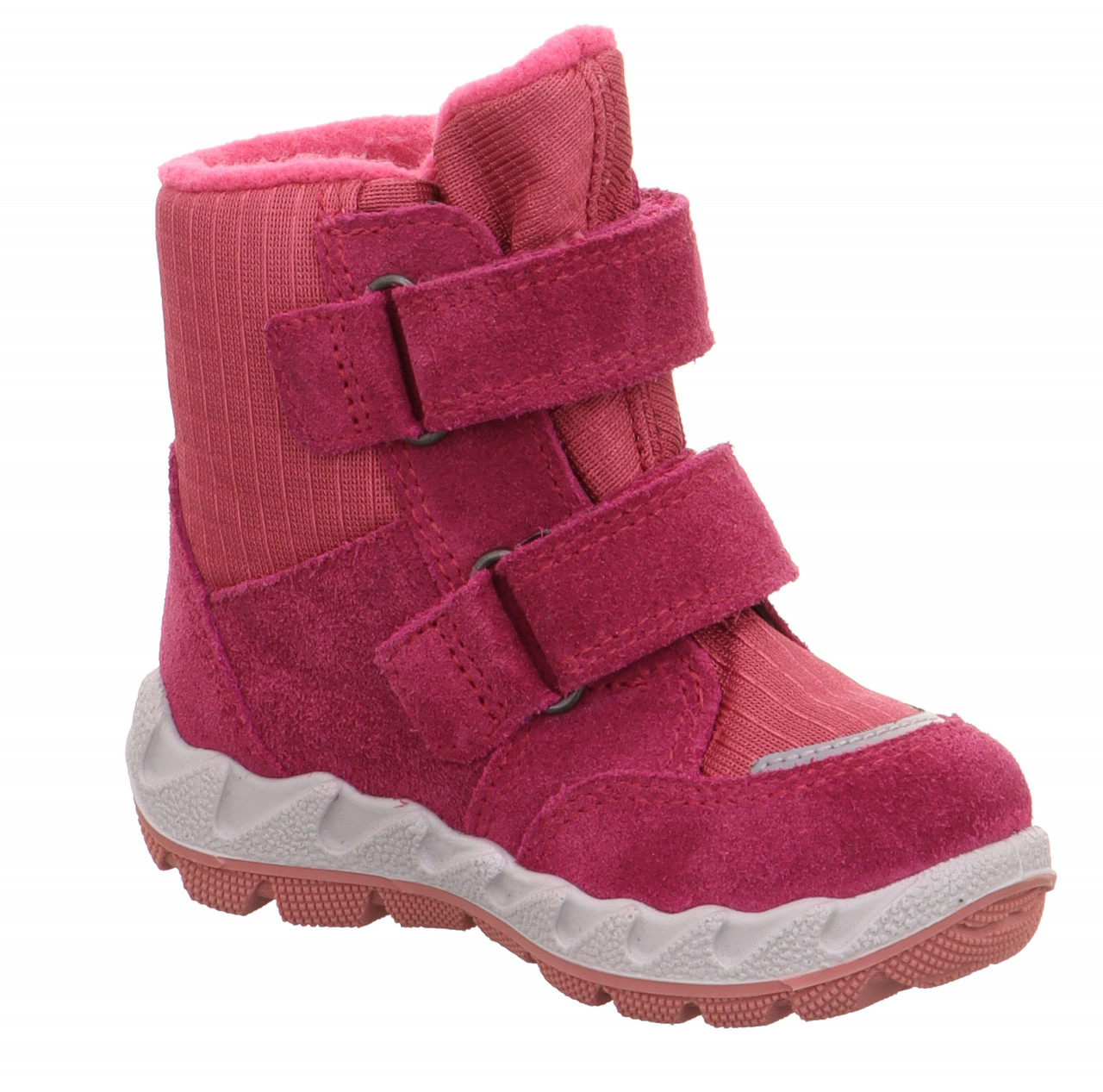ICEBIRD - Rot/Rosa Boots mit Klettverschluss