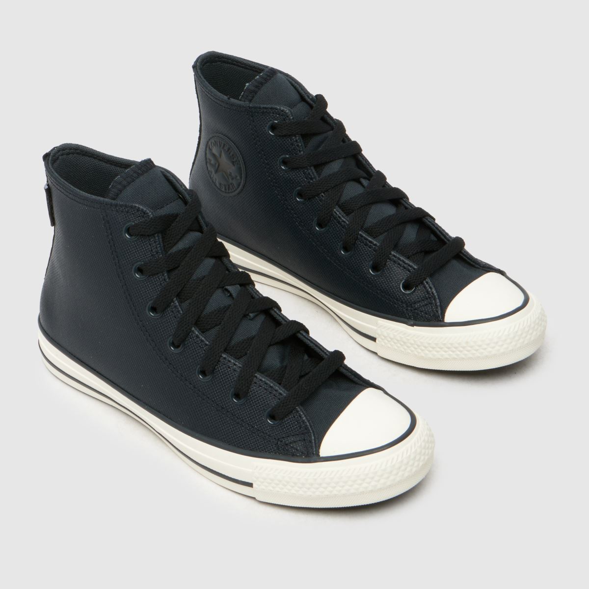 Converse svarta all star hi tectuff pojkar ungdomsskor