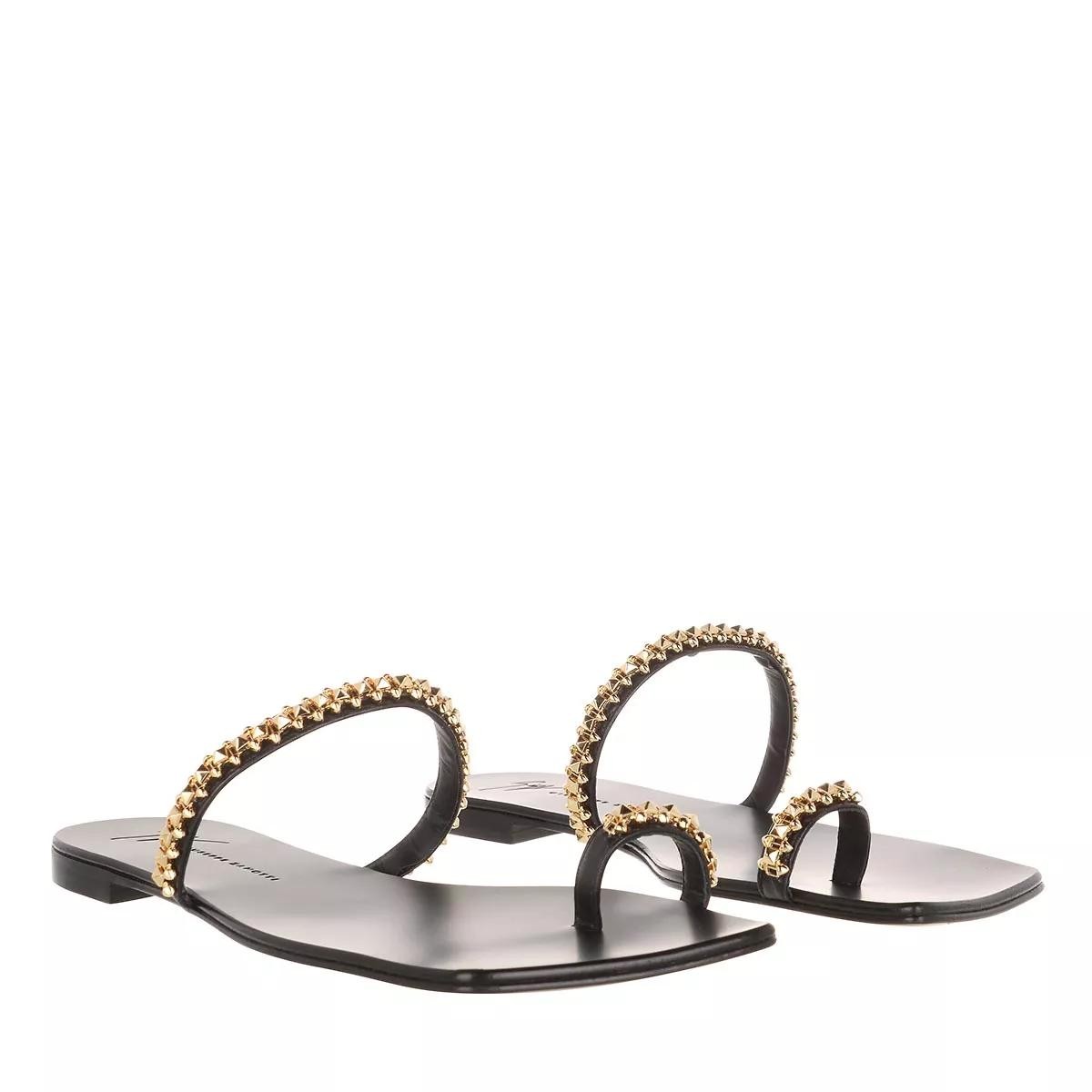 GIUSEPPE ZANOTTI Komfort Sandalen schwarz Flip Flop
