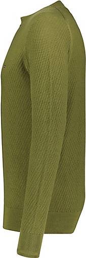 TOMMY HILFIGER Herren Strickpullover RECTANGULAR STRUCTURE CREW