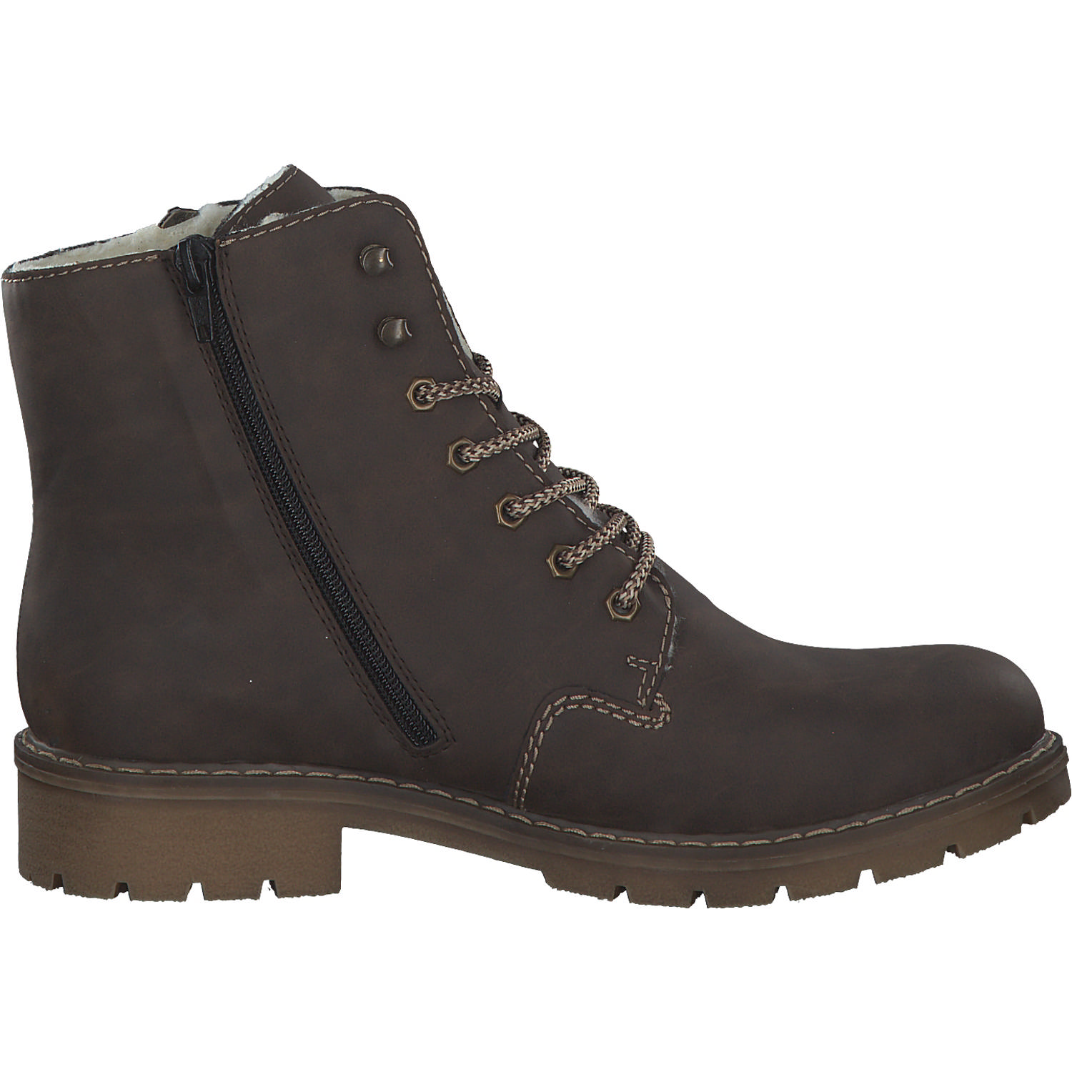 Rieker Y9134, Schnürstiefel, Damen, schoko