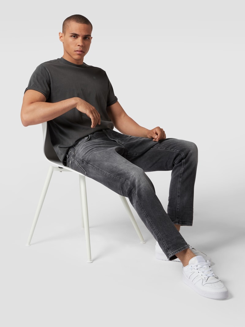 Straight Fit Jeans mit Stretch-Anteil in anthrazit