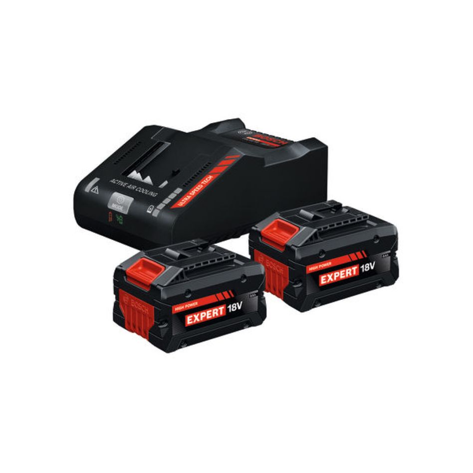 Bosch plavi pribor 1600A0373T EXBA18V-80/160 Set za pokretanje baterija (2x EXBA18V-80 i punjač EXAL18V-160 u kutiji)