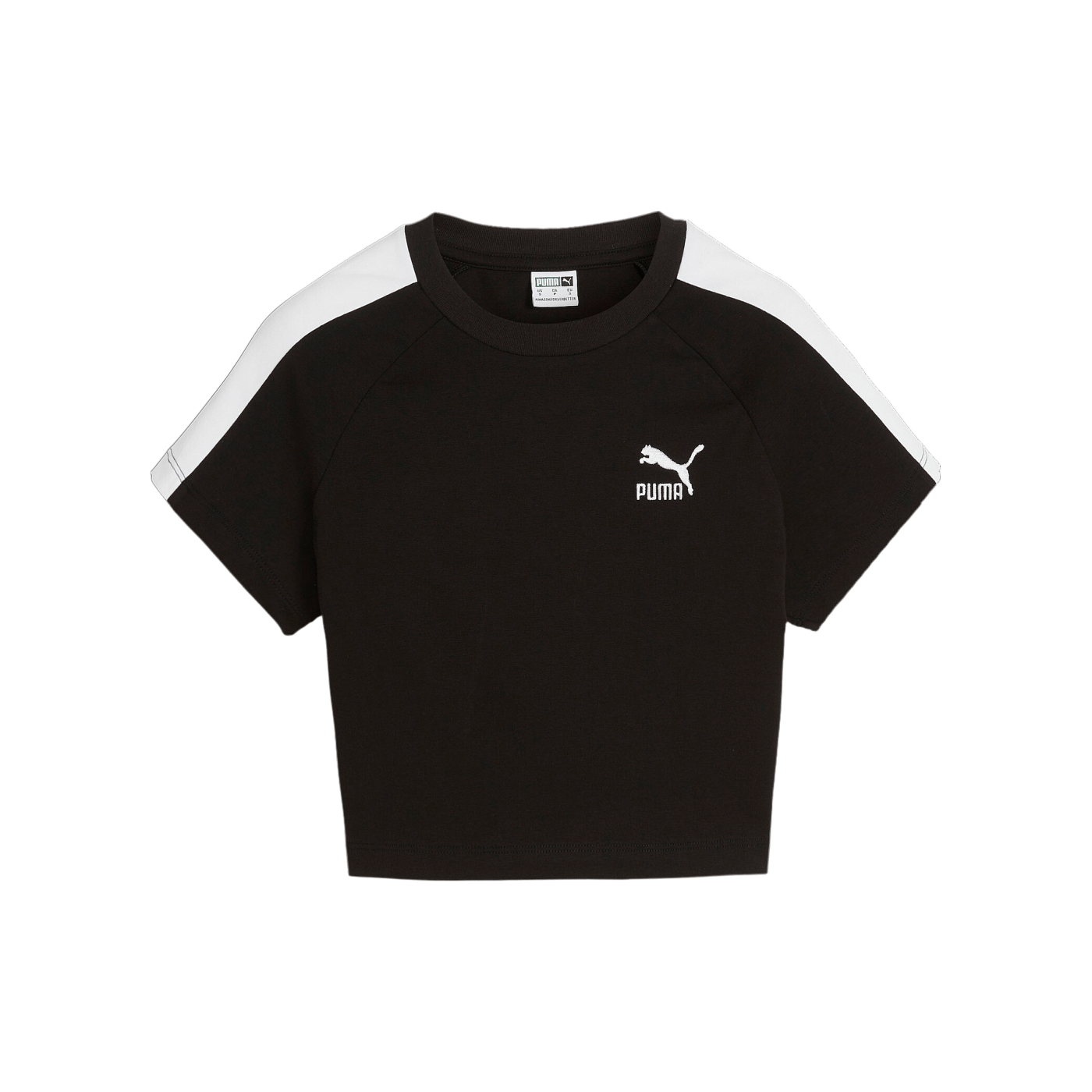 PUMA Iconic T7 Baby T-Shirt Damen Schwarz F01