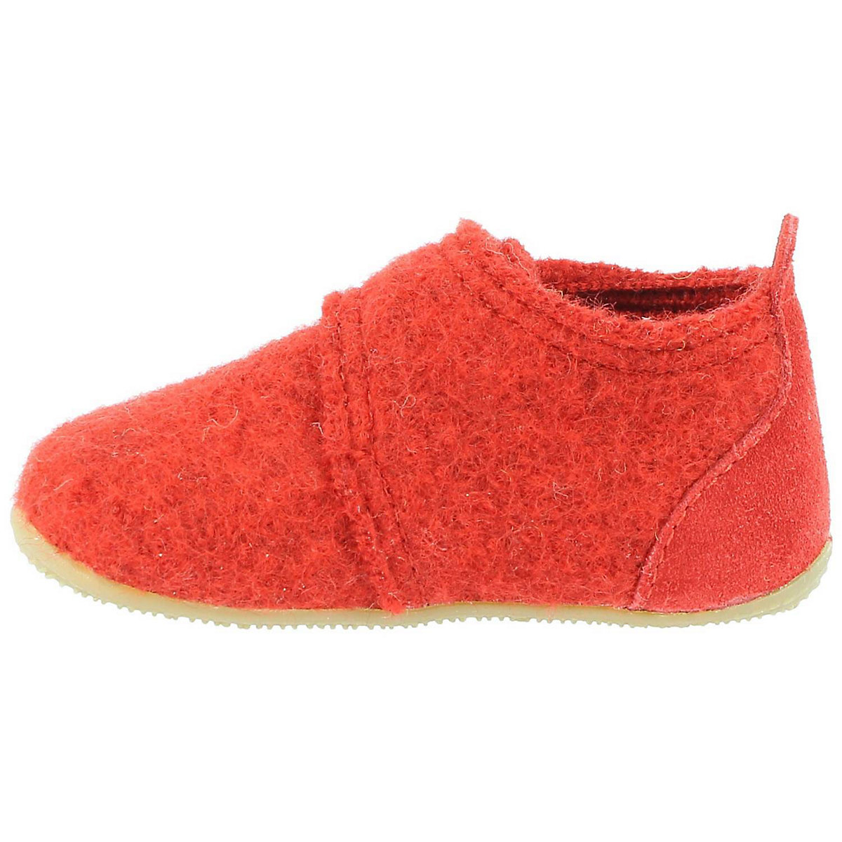 Babyklett. Velourlederkappe Rot Ballerinas