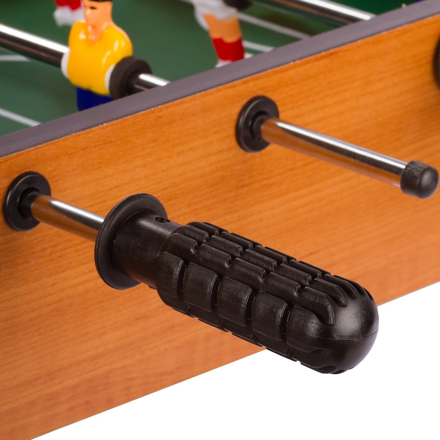 GAMES PLANET Mini-Tischkicker Mini Kicker Tischfußball „Chelsea“ Tischkicker, Maße: 70x37x25 cm, Gewicht: 4 kg, 4 Dekorvarianten
