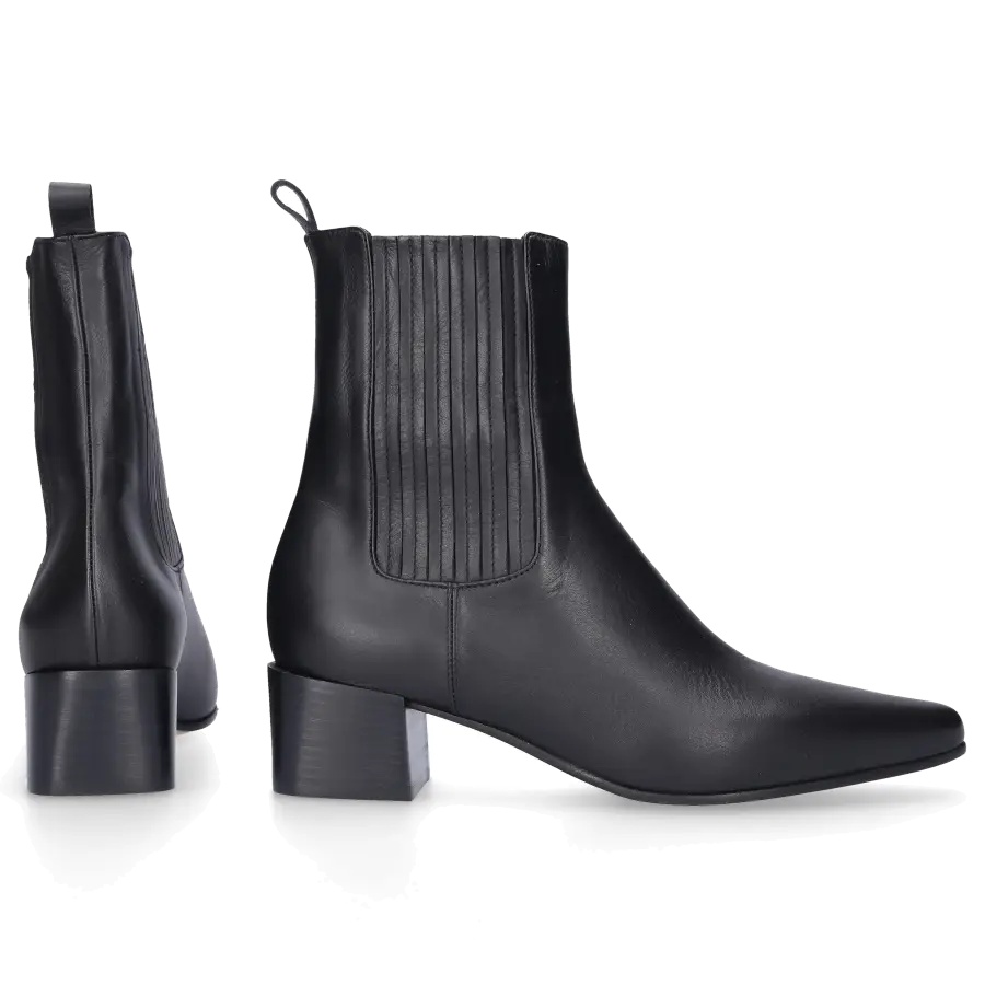 Pomme D`OR - Chelsea Boots 4707 Glattleder - schwarz